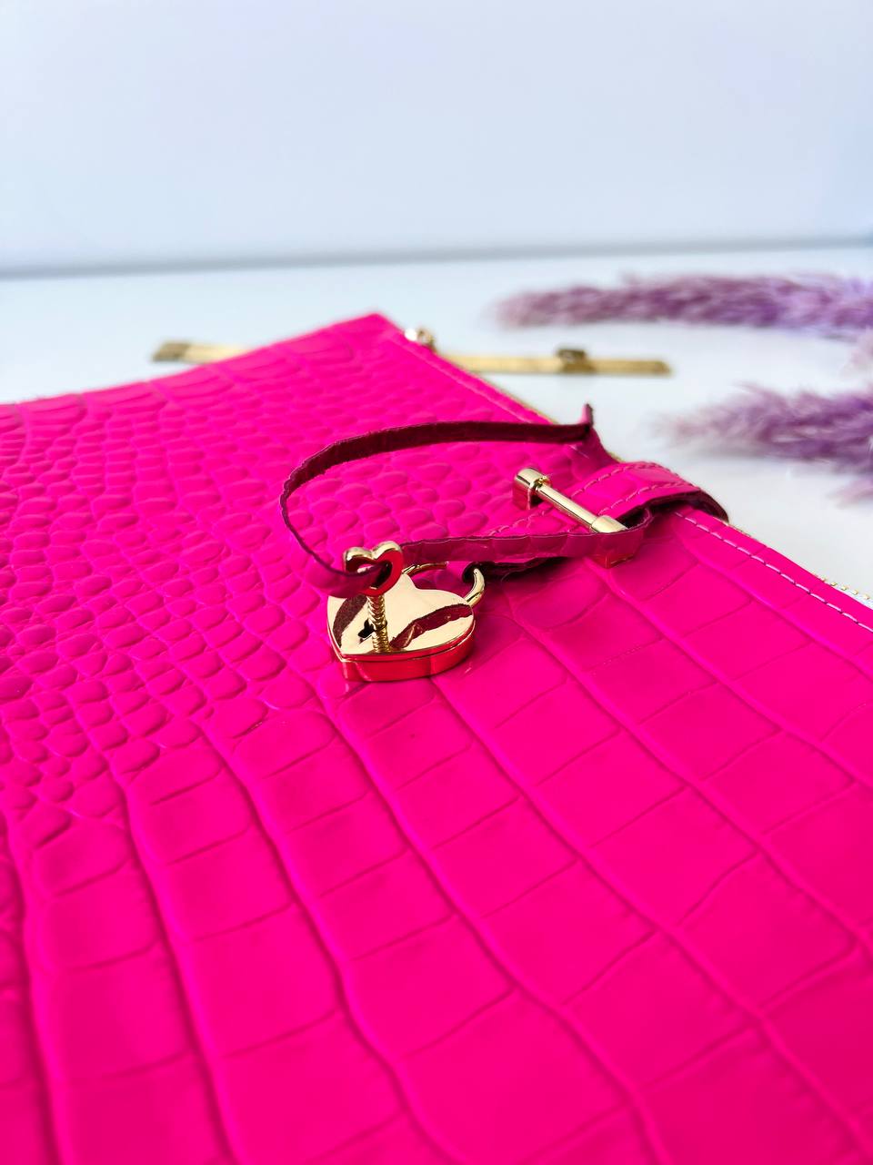 A4 leather notebook cover. Padfolio. Portfolio. A4 size with binder and pages padfolio planner. Leather hot pink.