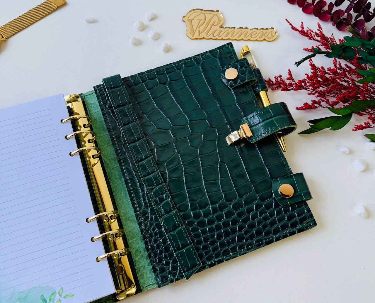 3in1 leather notebook cover A5 just for documents A5 format.