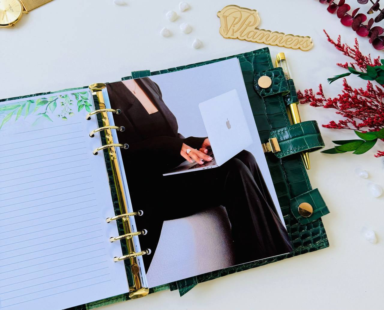 3in1 leather notebook cover A5 just for documents A5 format.