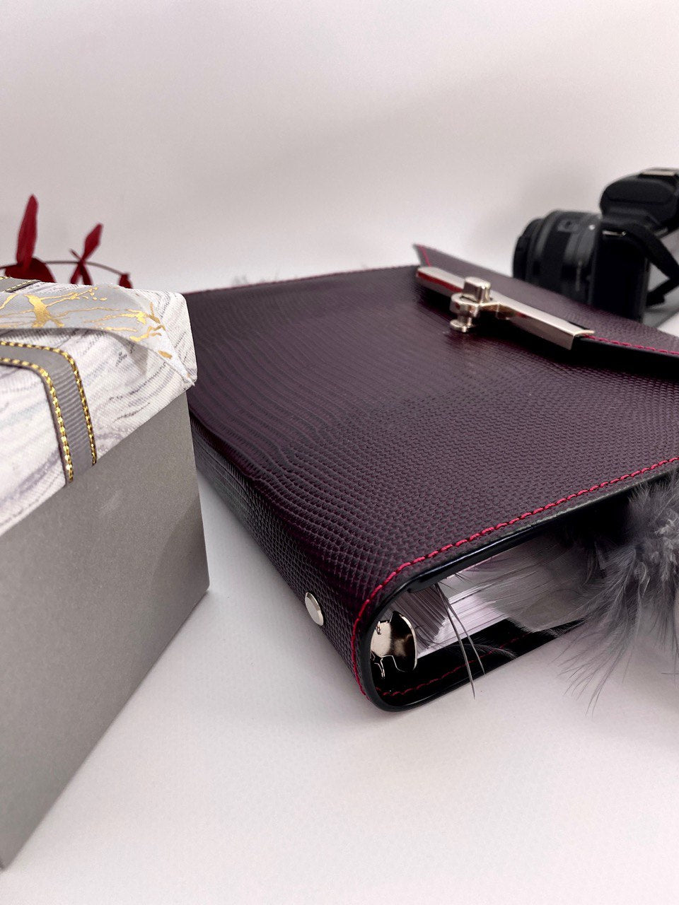 Cyprus,  Limassol. Italian Leather Planner A5, gift for her, perfect planner, Ring Planner Agenda A5 Six Ring Planner and Ring Personal Planner.