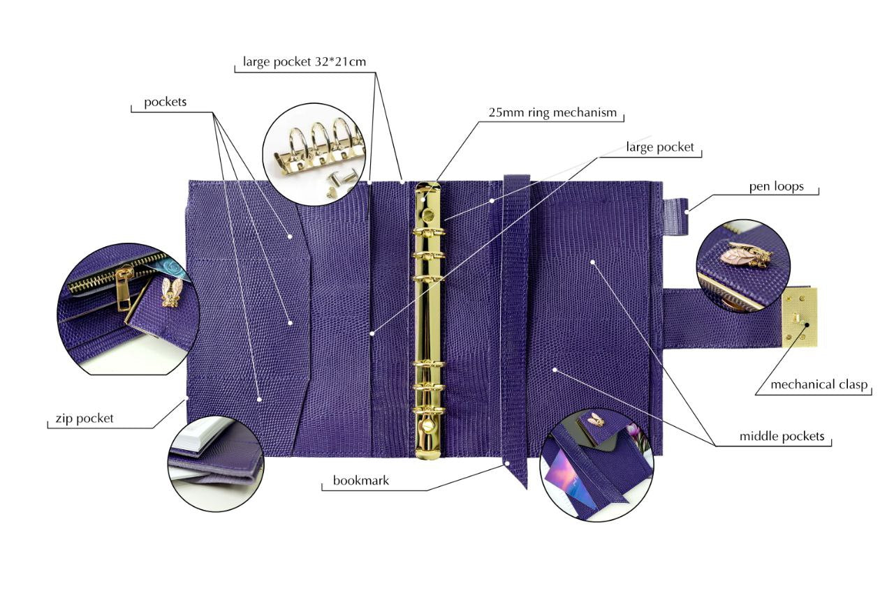 Cyprus, Limassol. Natural Italian Leather Planner A5, Ringbuch a5, Leather template, A5 ring binder,Binder a5,Leather wallet template,Binder wallet.