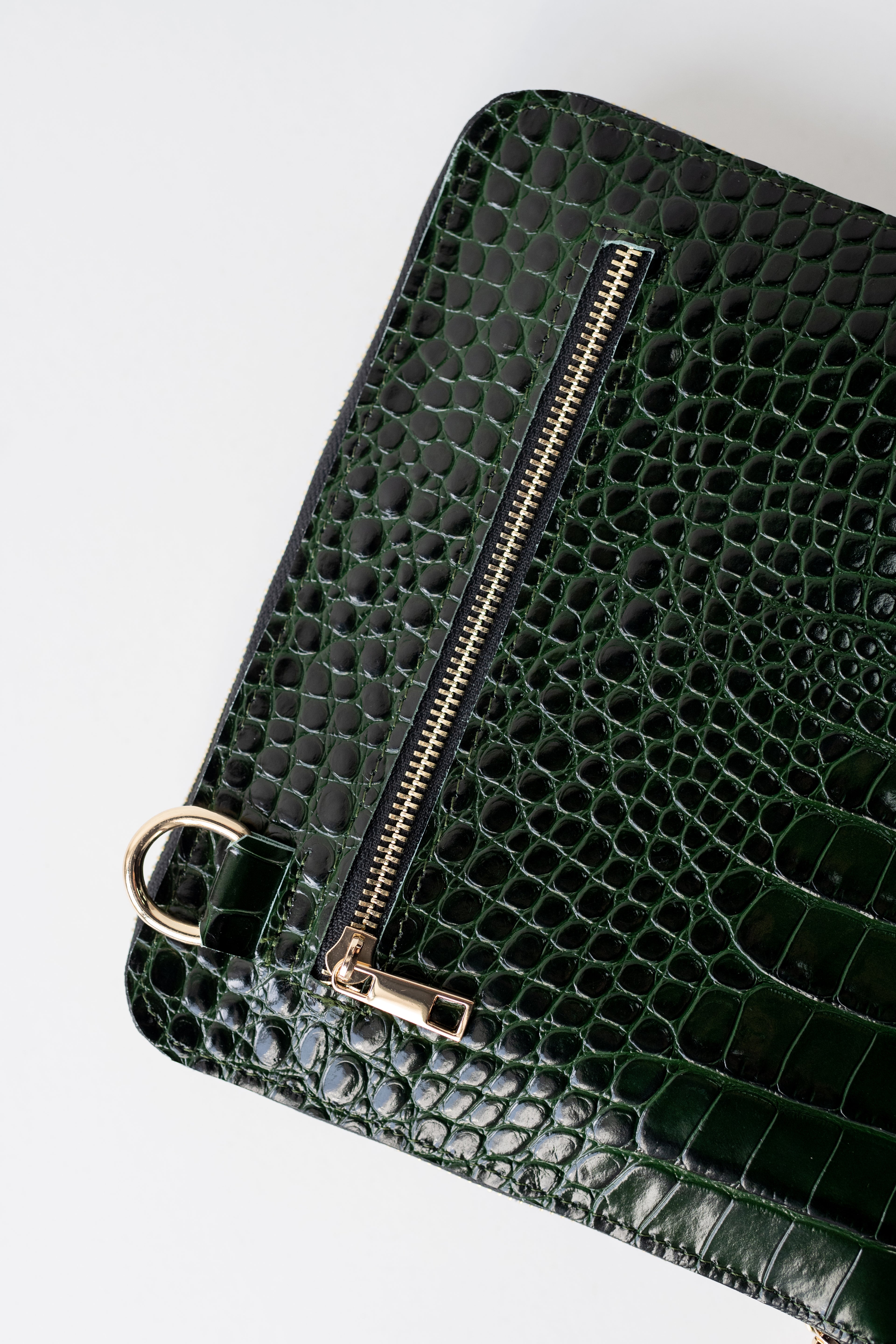 Bag'planner. Double zippered leather planner organizer A5.