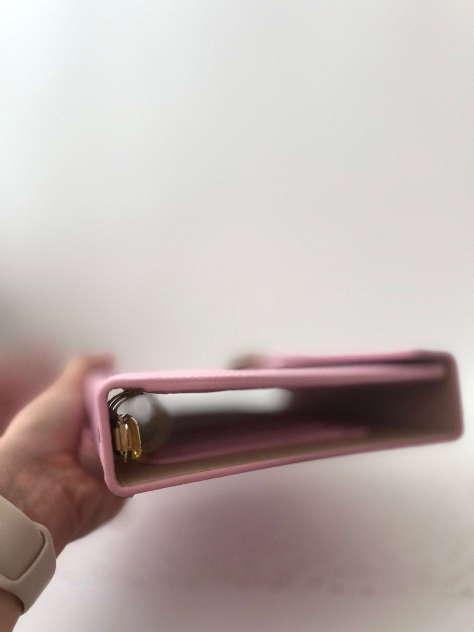 Hard cover A5 pink.