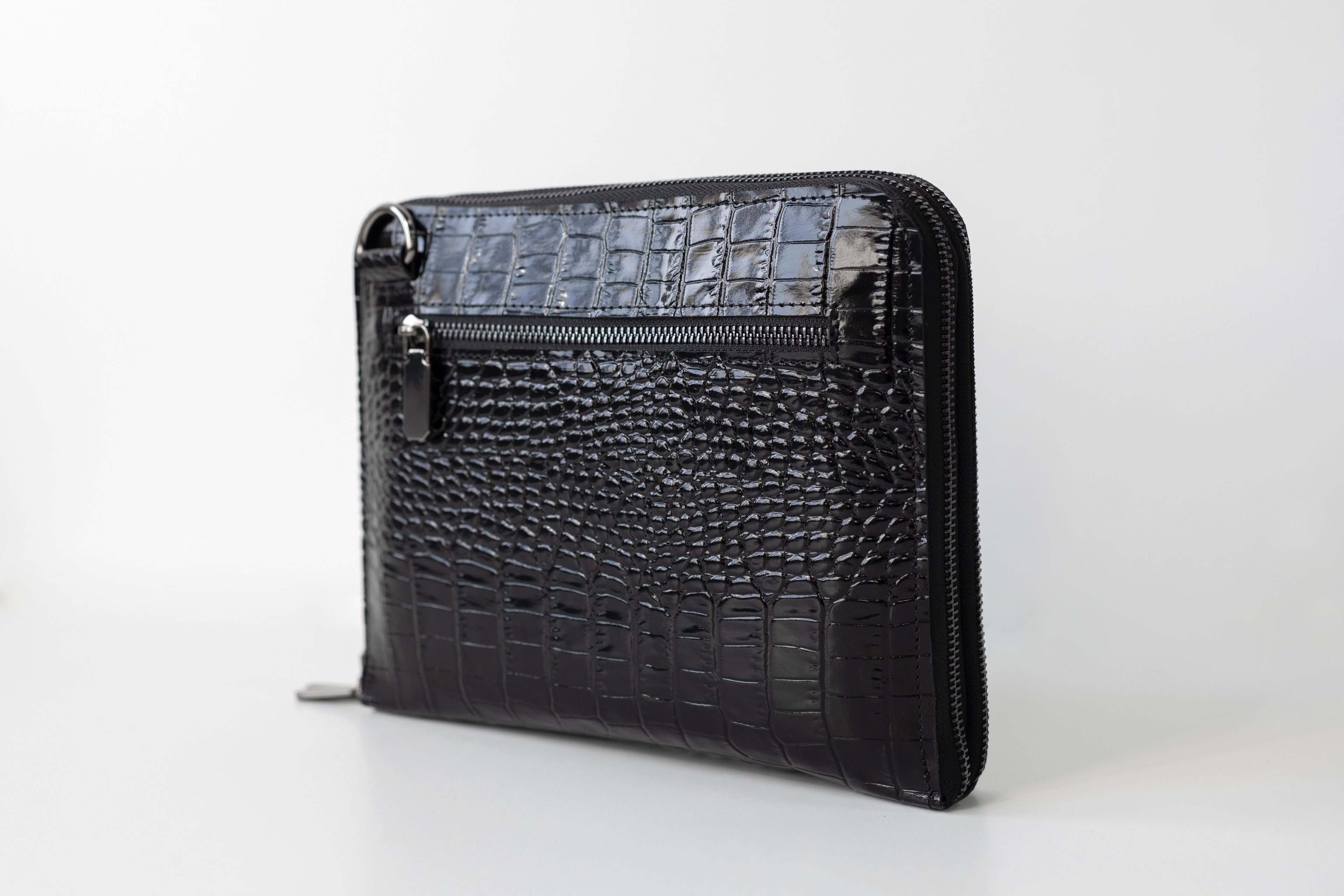 Bag'planner. Double zippered leather planner organizer A5.