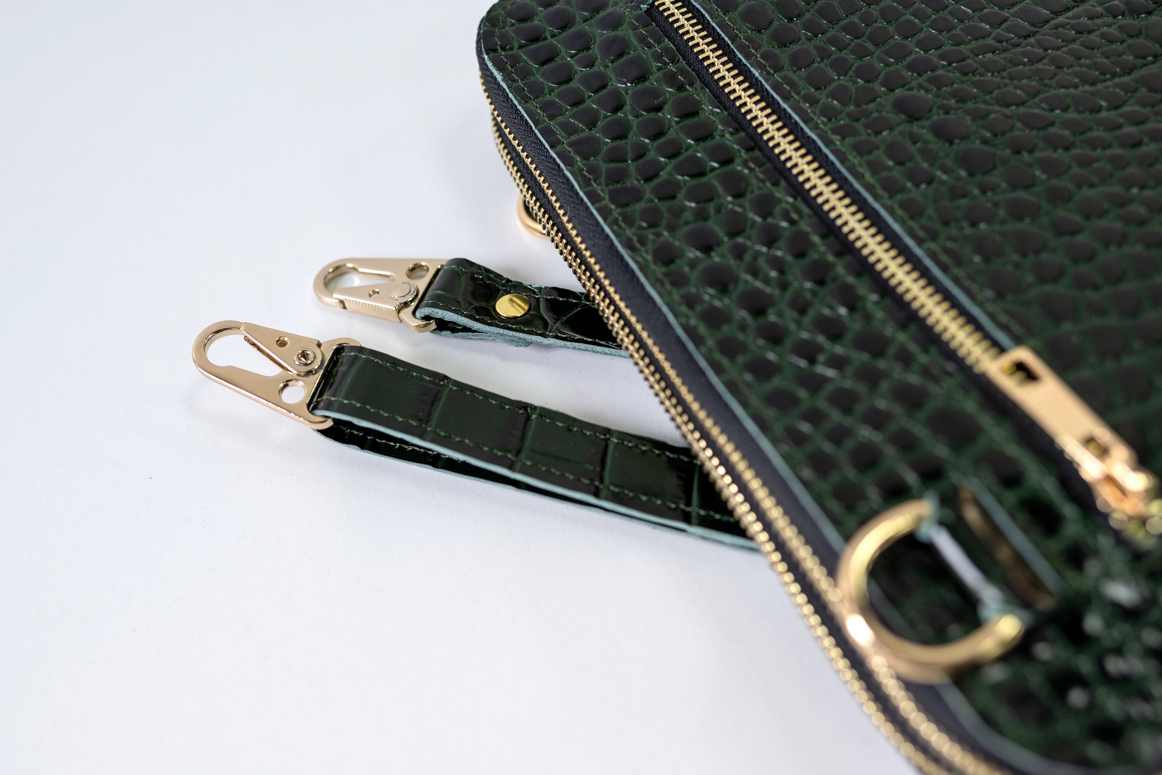 Bag'planner. Double zippered leather planner organizer A5.
