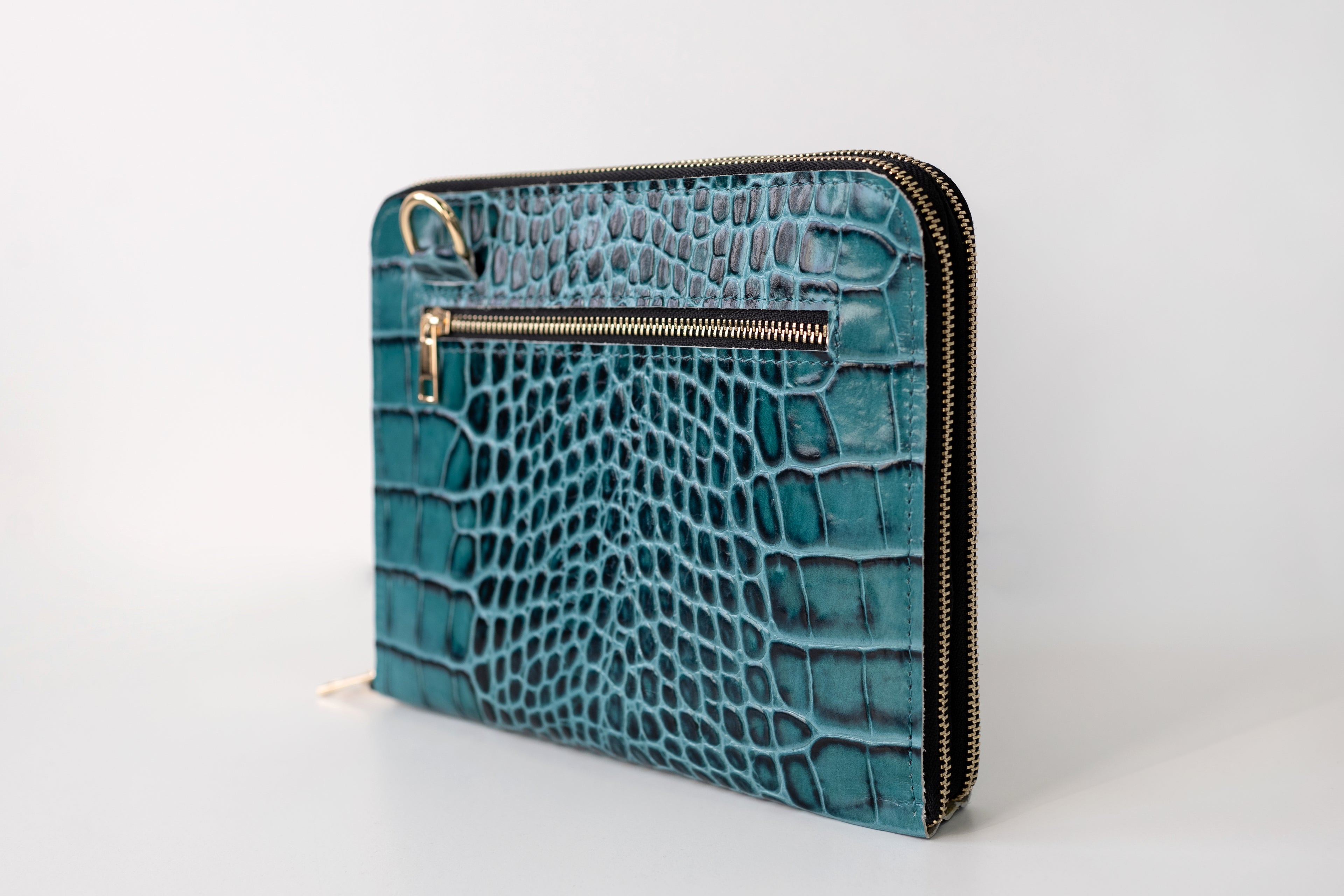 Bag'planner. Double zippered leather planner organizer A5.