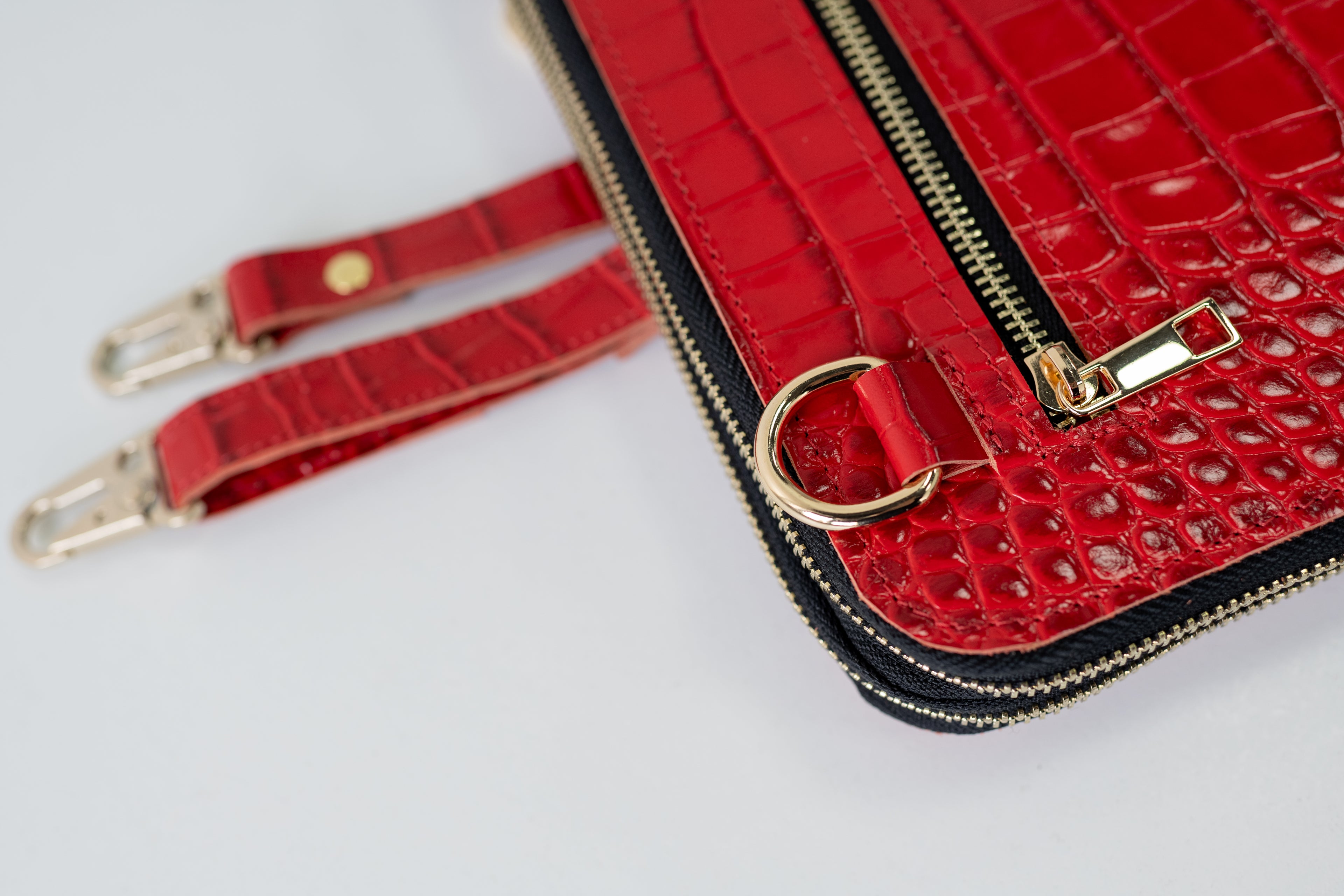 Cyprus, Limassol. Bag'planner. Double zippered leather planner organizer A5.
