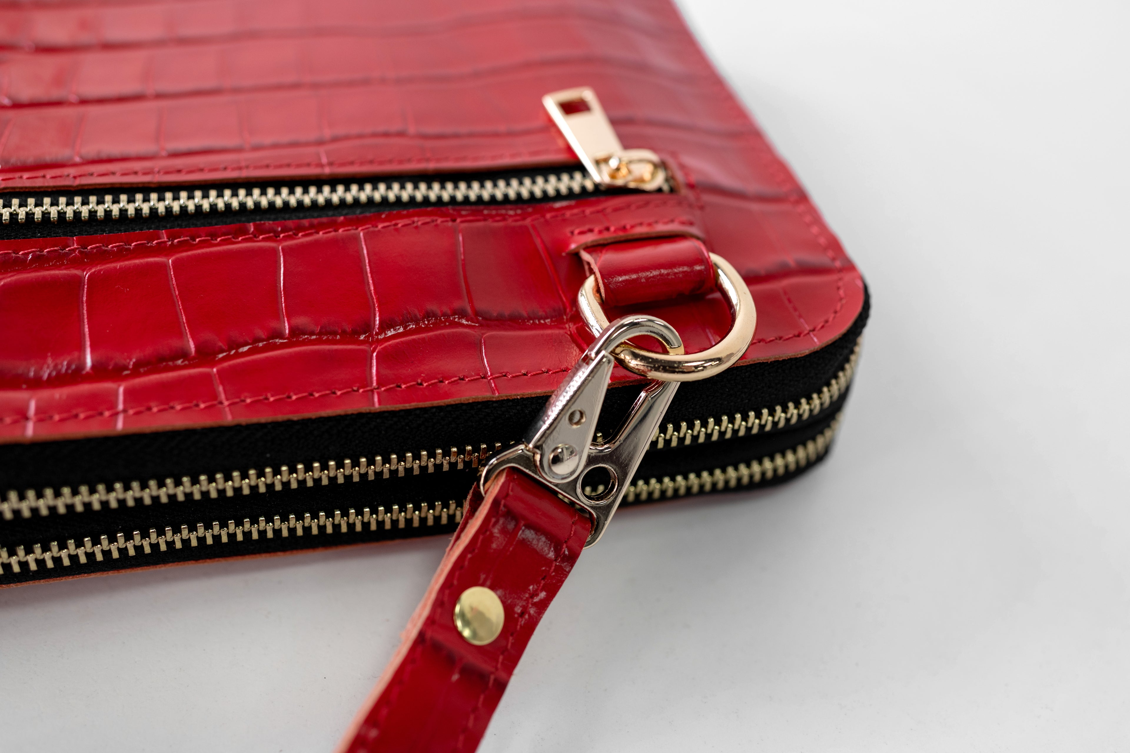 Cyprus, Limassol. Bag'planner. Double zippered leather planner organizer A5.