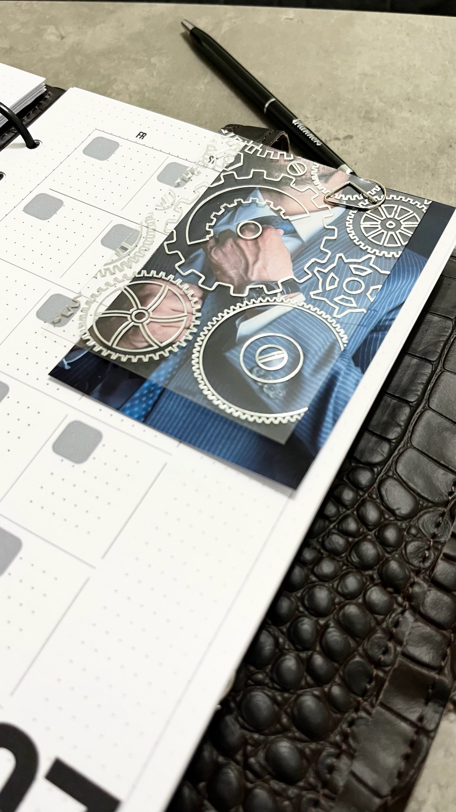 Cyprus, Limassol. Brown leather planner A5. Perfect gift for him.