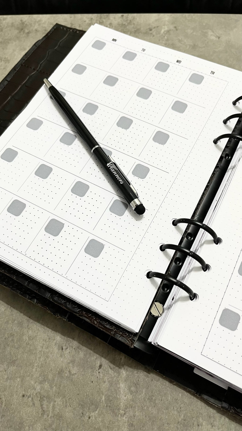 Cyprus, Limassol. Brown leather planner A5. Perfect gift for him.