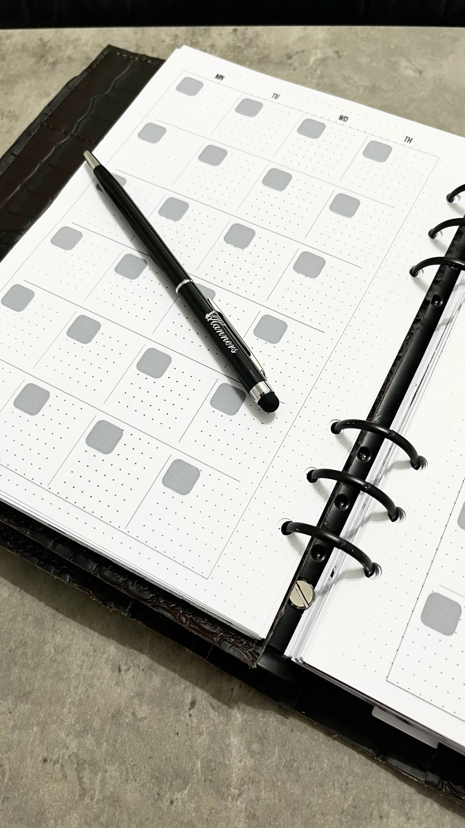 Cyprus, Limassol. Brown leather planner A5. Perfect gift for him.