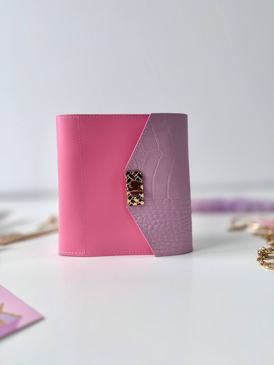 Leather mini notebook cover A7 binder,Planner A7 binder personal size, leather planner, planner binder 2 rings, time diary for work