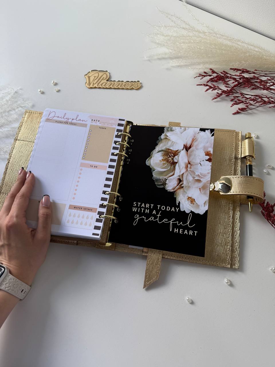 Gold leather notebook cover A5. Natural Italian Leather gold Planner A5, Ringbuch a5, Leather template, A5 ring binder,Binder a5,Leather wallet template,Binder wallet.