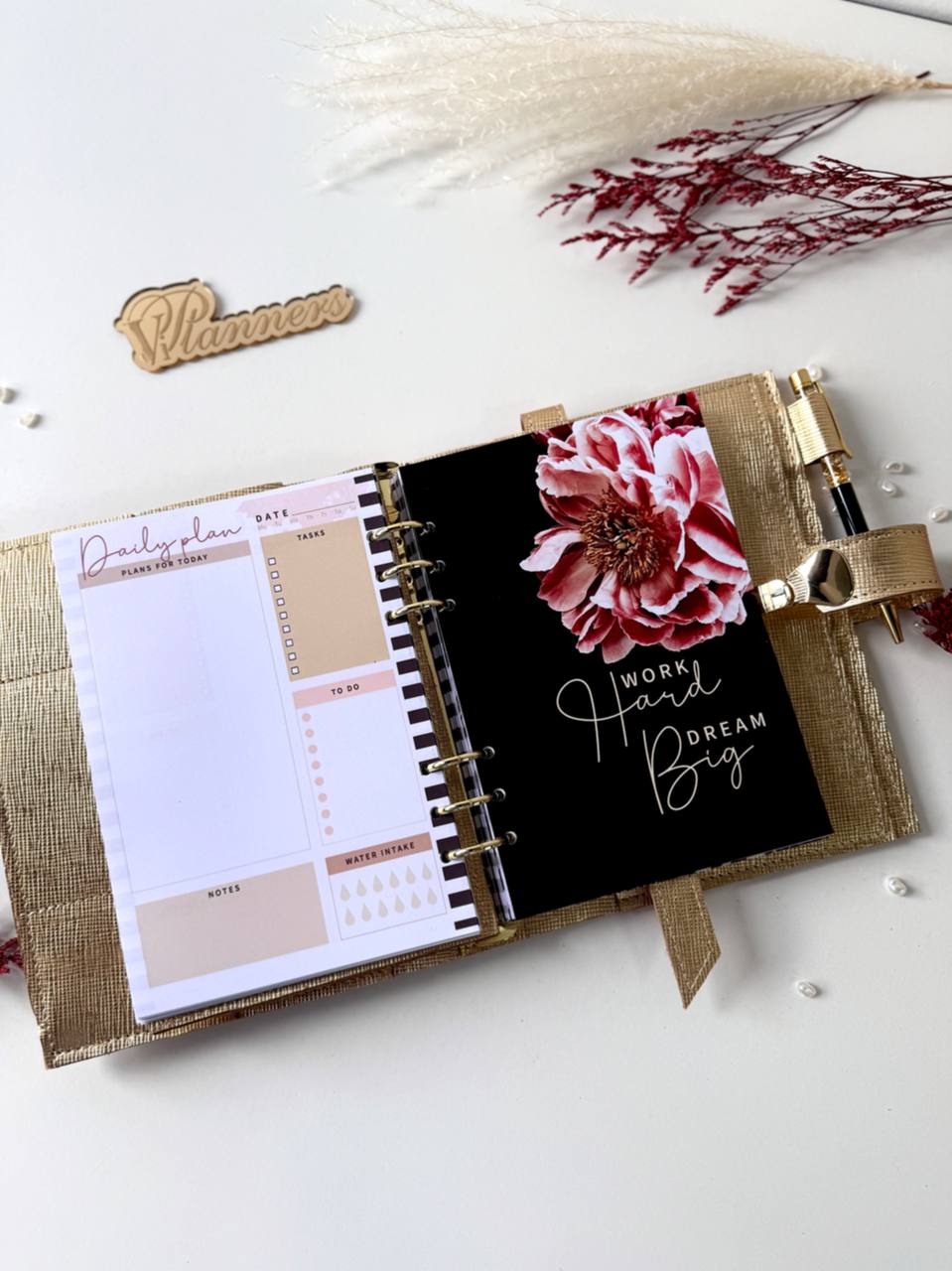 Gold leather notebook cover A5. Natural Italian Leather gold Planner A5, Ringbuch a5, Leather template, A5 ring binder,Binder a5,Leather wallet template,Binder wallet.