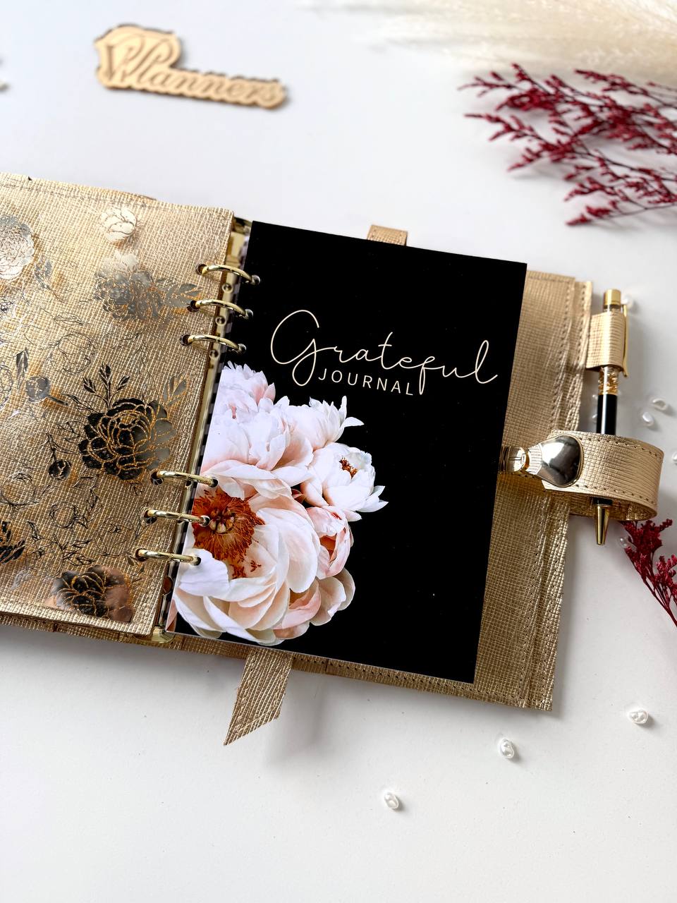 Gold leather notebook cover A5. Natural Italian Leather gold Planner A5, Ringbuch a5, Leather template, A5 ring binder,Binder a5,Leather wallet template,Binder wallet.