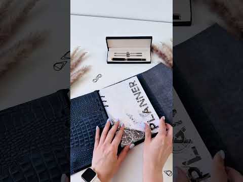 Rare blue 3d leather notebook cover A5.