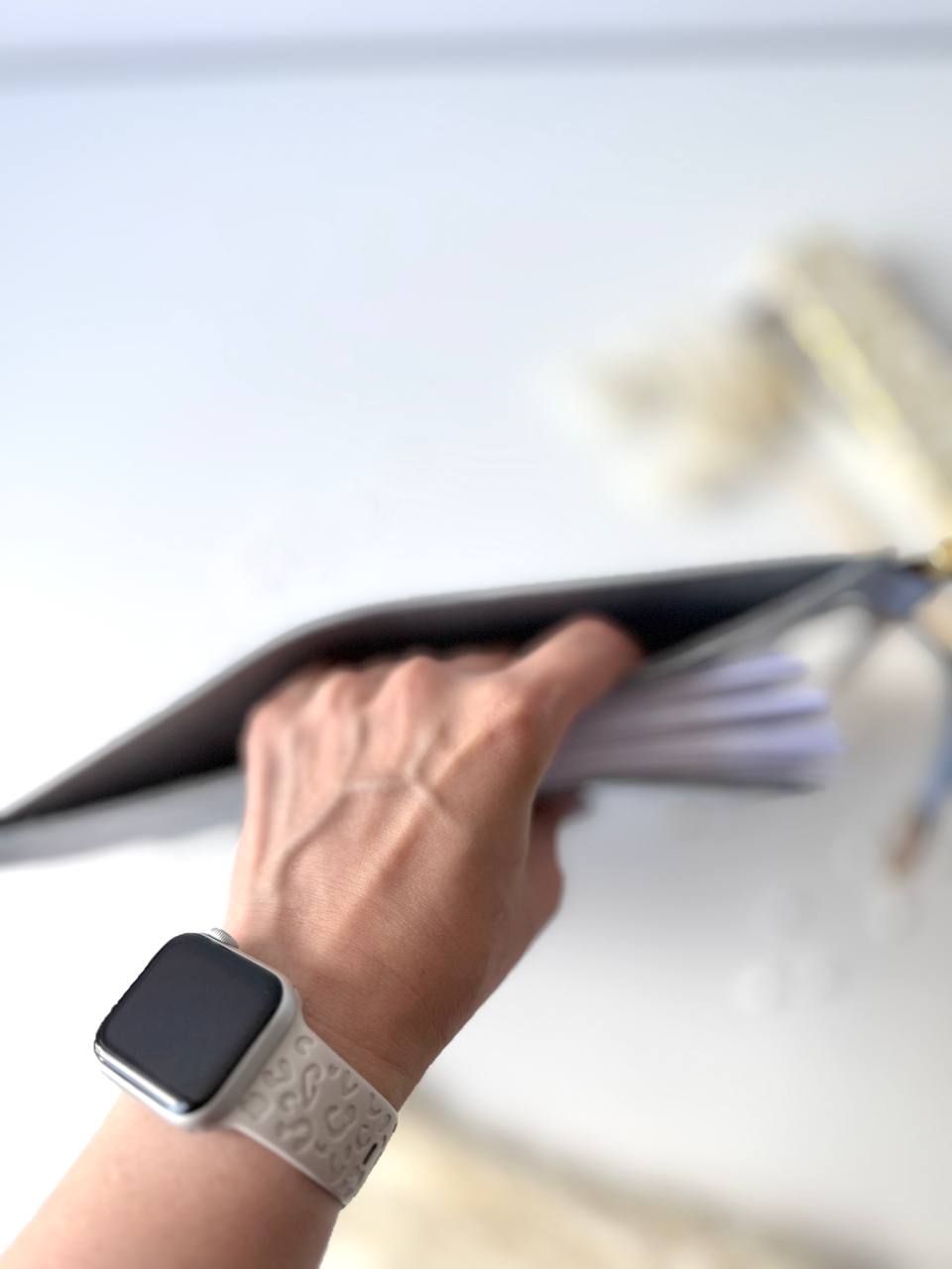 Leather mini planner A7, mini planner,personal size, study stationery, passport size notebook, leather wallet binder planner daily.