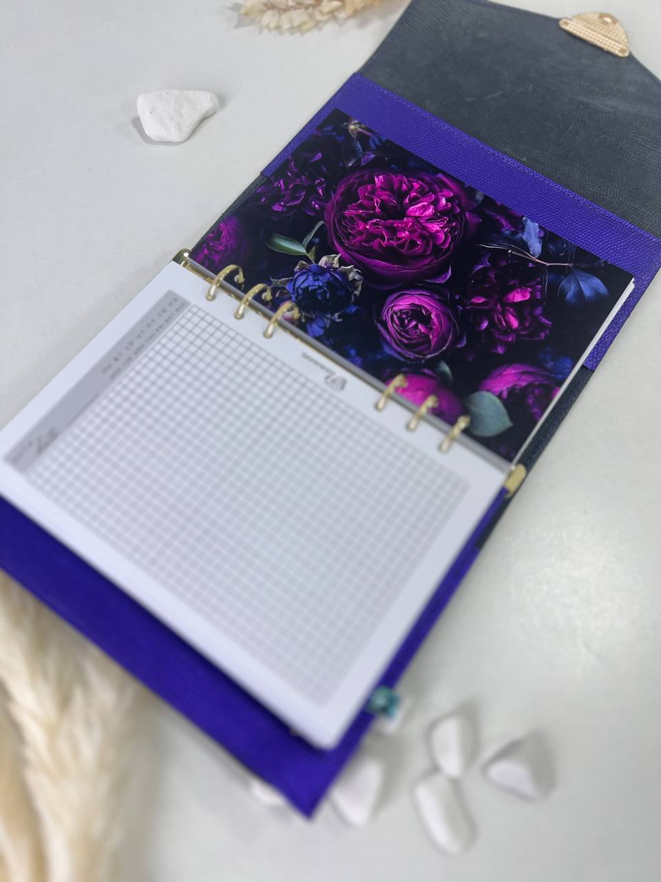 Leather notebook cover A5.