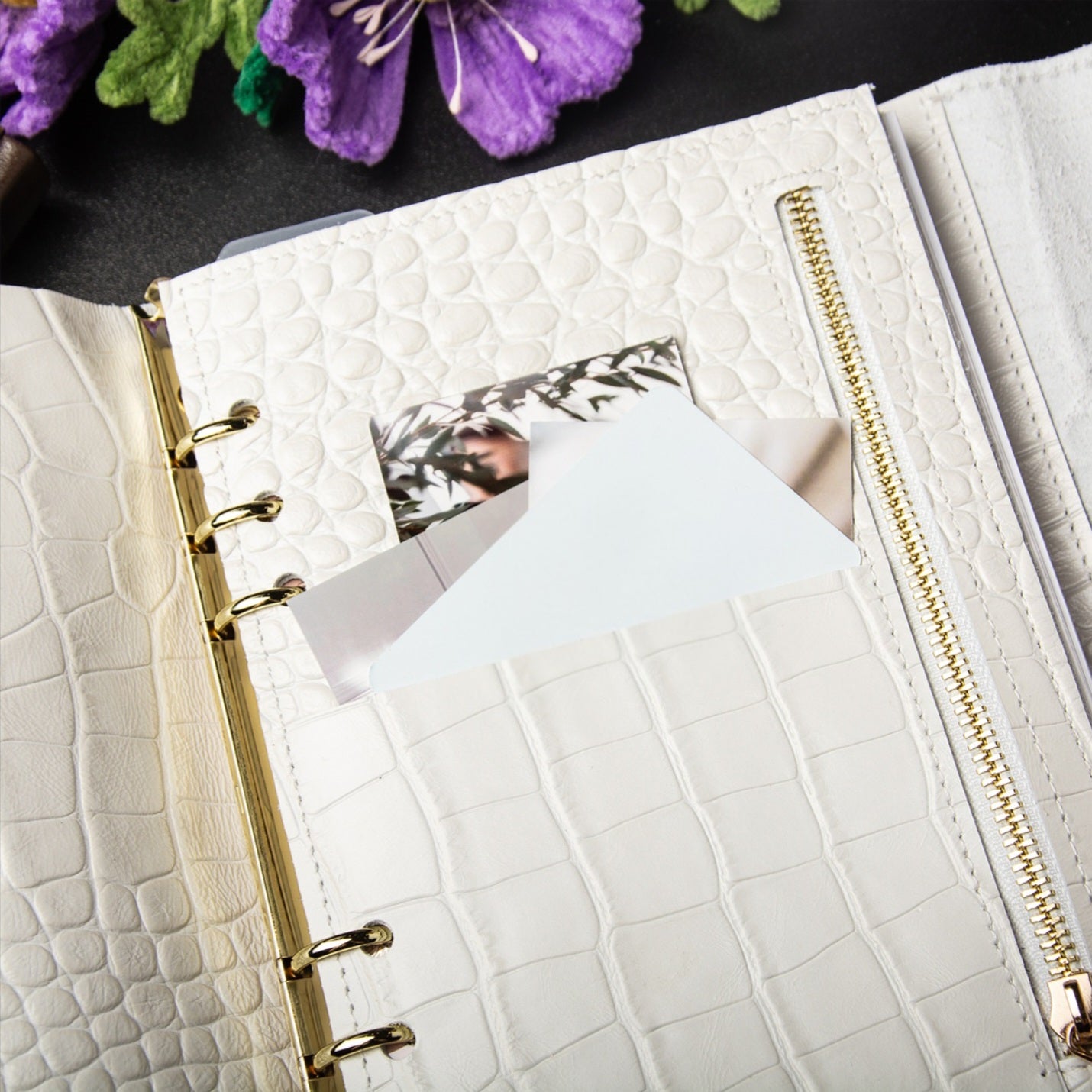 A5 Luxe Leather Notebook Sleeve