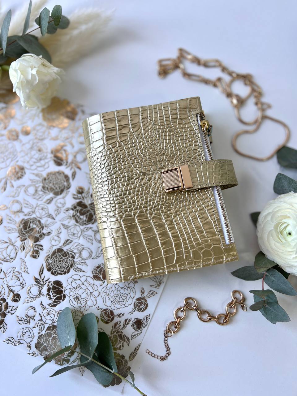 A6 leather double planner cover binder 6 rings binder, dated planner, leather planner, gift for her, medium size planner.