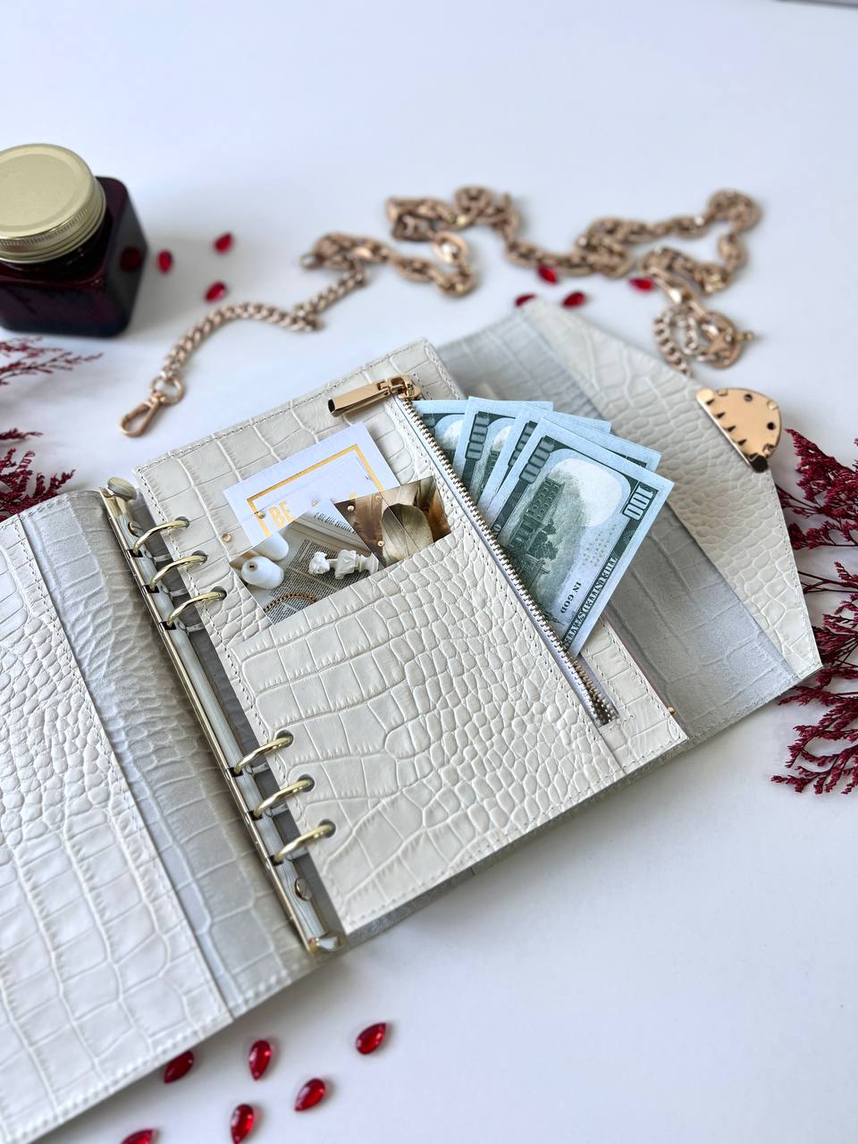 A5 Luxe Leather Notebook Bag Cover