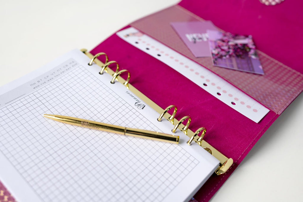RARE holographic pink leather notebook cover A5. Natural Italian Leather Pink Planner A5, Leather template, A5 ring binder,Binder a5.