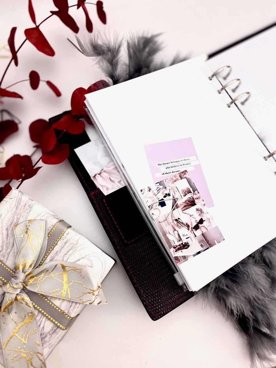 Cyprus,  Limassol. Italian Leather Planner A5, gift for her, perfect planner, Ring Planner Agenda A5 Six Ring Planner and Ring Personal Planner.