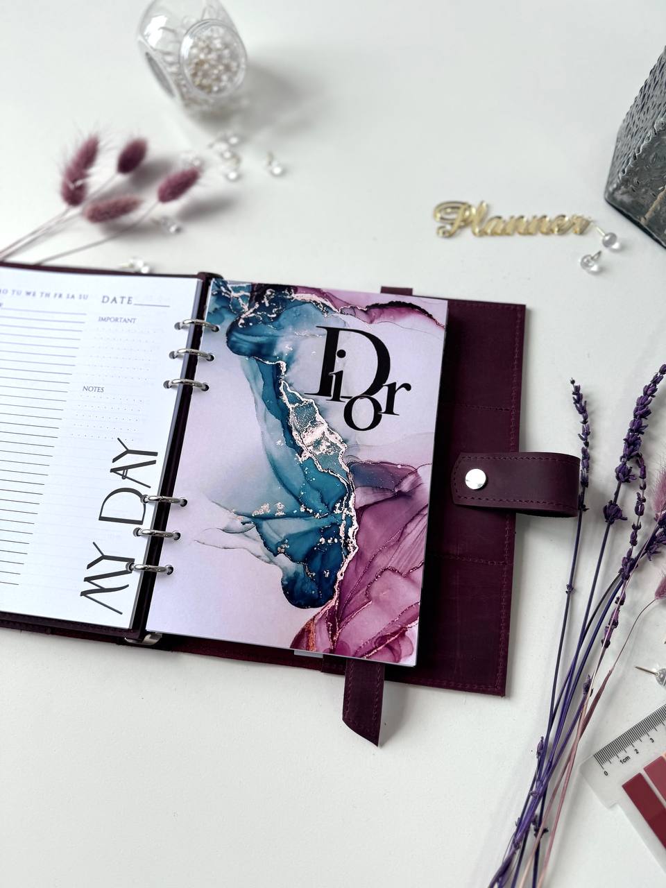 Leather Planner notebook cover A5, Leather Bullet Journal,Leather Sketchbook,Executive Leather Planner,Handmade Leather crazy horse.