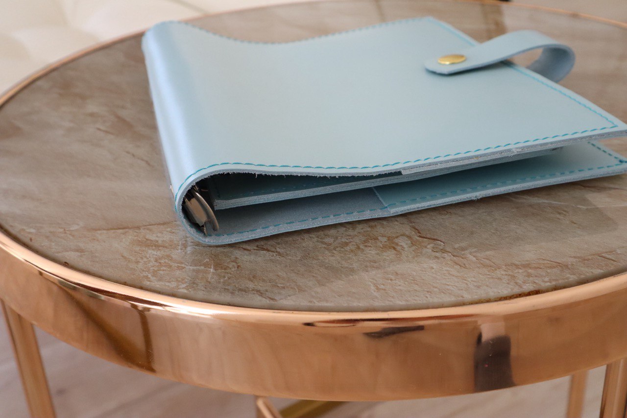 Cyprus, Limassol,  stationery items. Leather notebook cover A5,  classic collection.