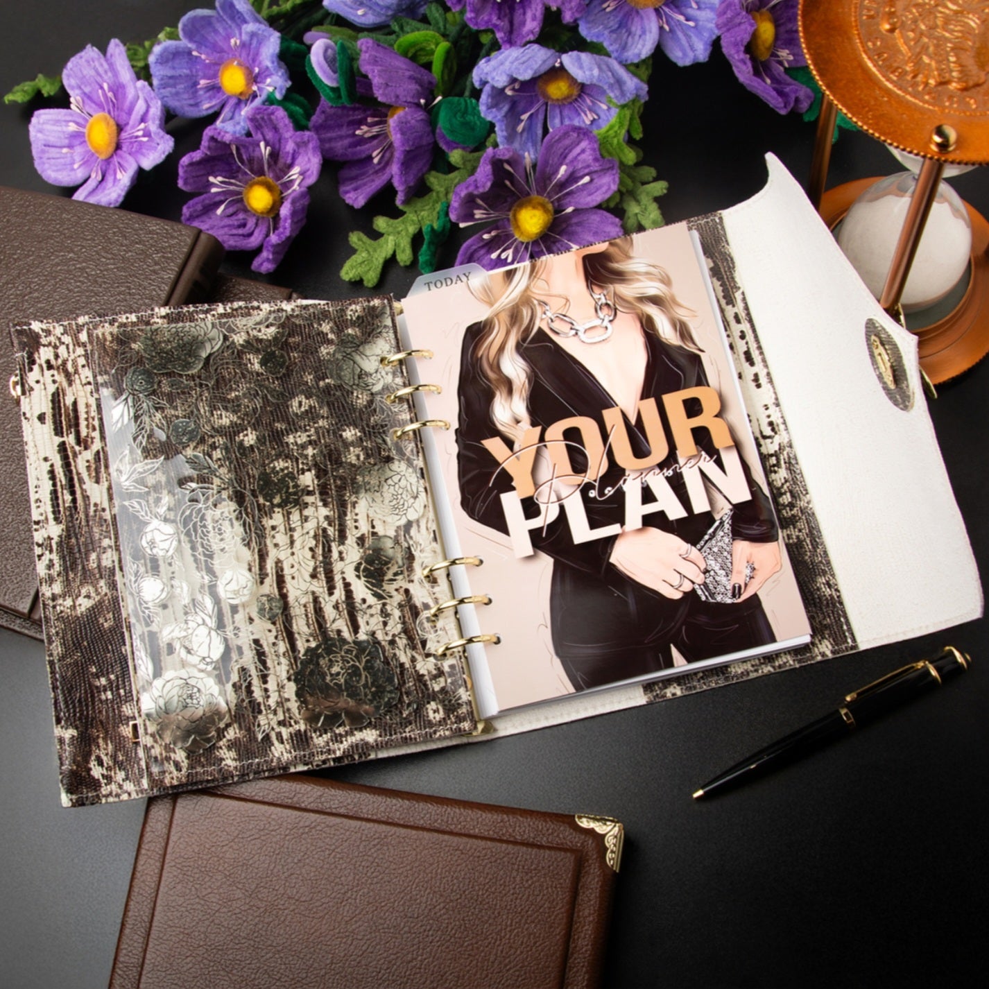 Cyprus, Limassol. Rare natural Leather notebook cover A5.