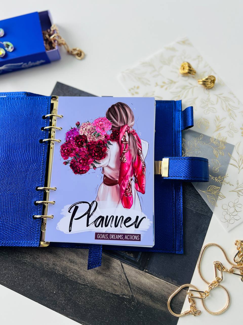 Leather notebook cover A5.