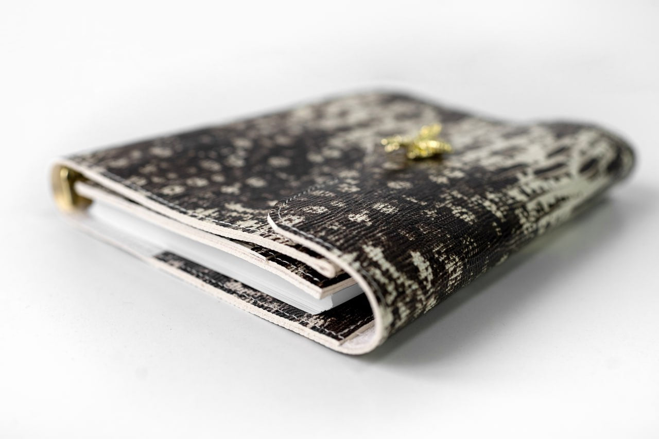 Rare natural Leather notebook cover A5.