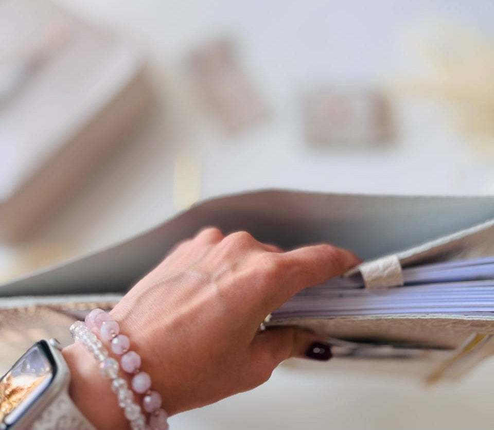 Luxury A5 Planner Organizer Set - Premium Genuine Leather, Crocodile Embossed