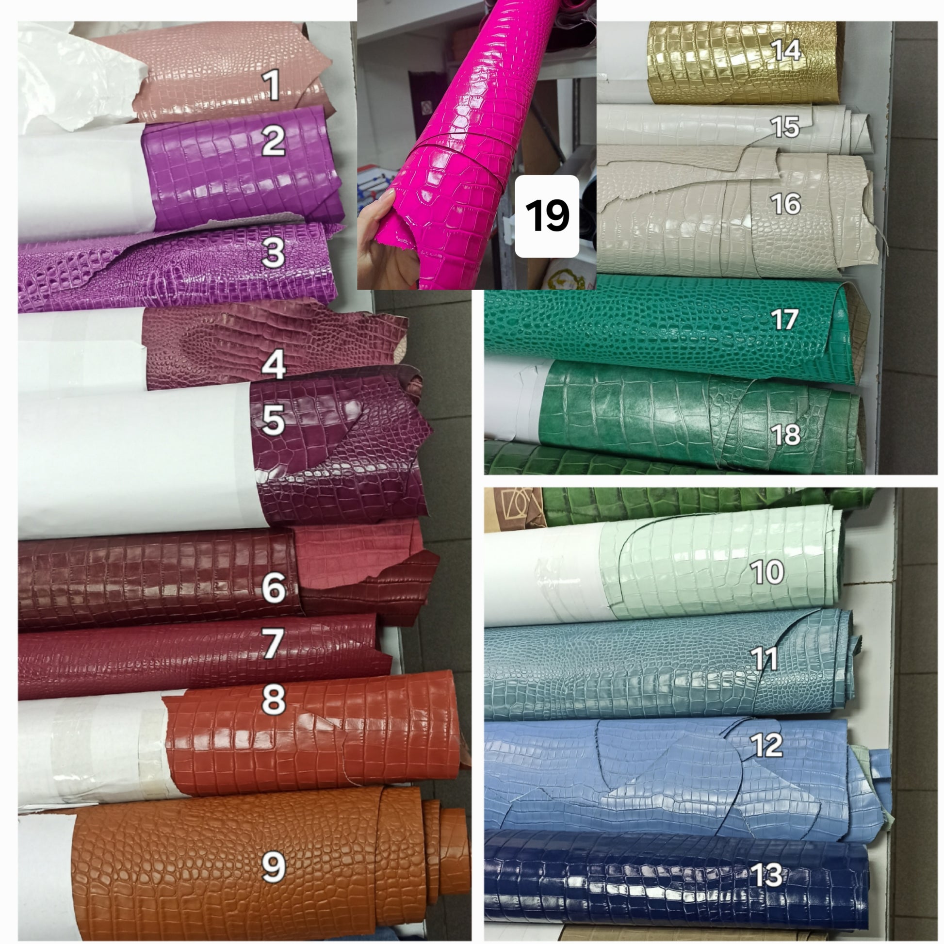 Leather for individual order.