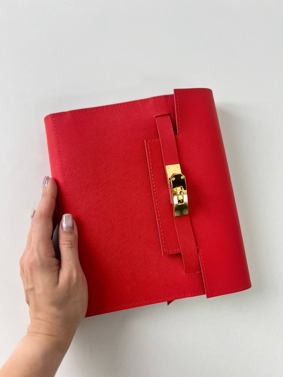 Cyprus, Limassol,  stationery items. Leather notebook cover A5.