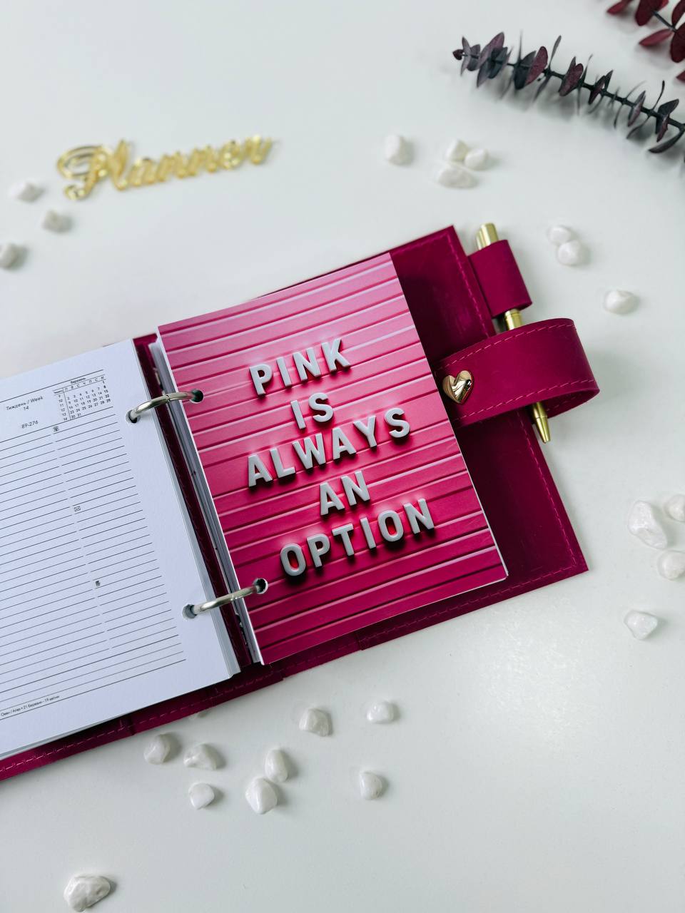 Leather mini notebook cover A7 binder,Planner A7 binder personal passport size, leather planner, planner binder 2 rings, diary for work.