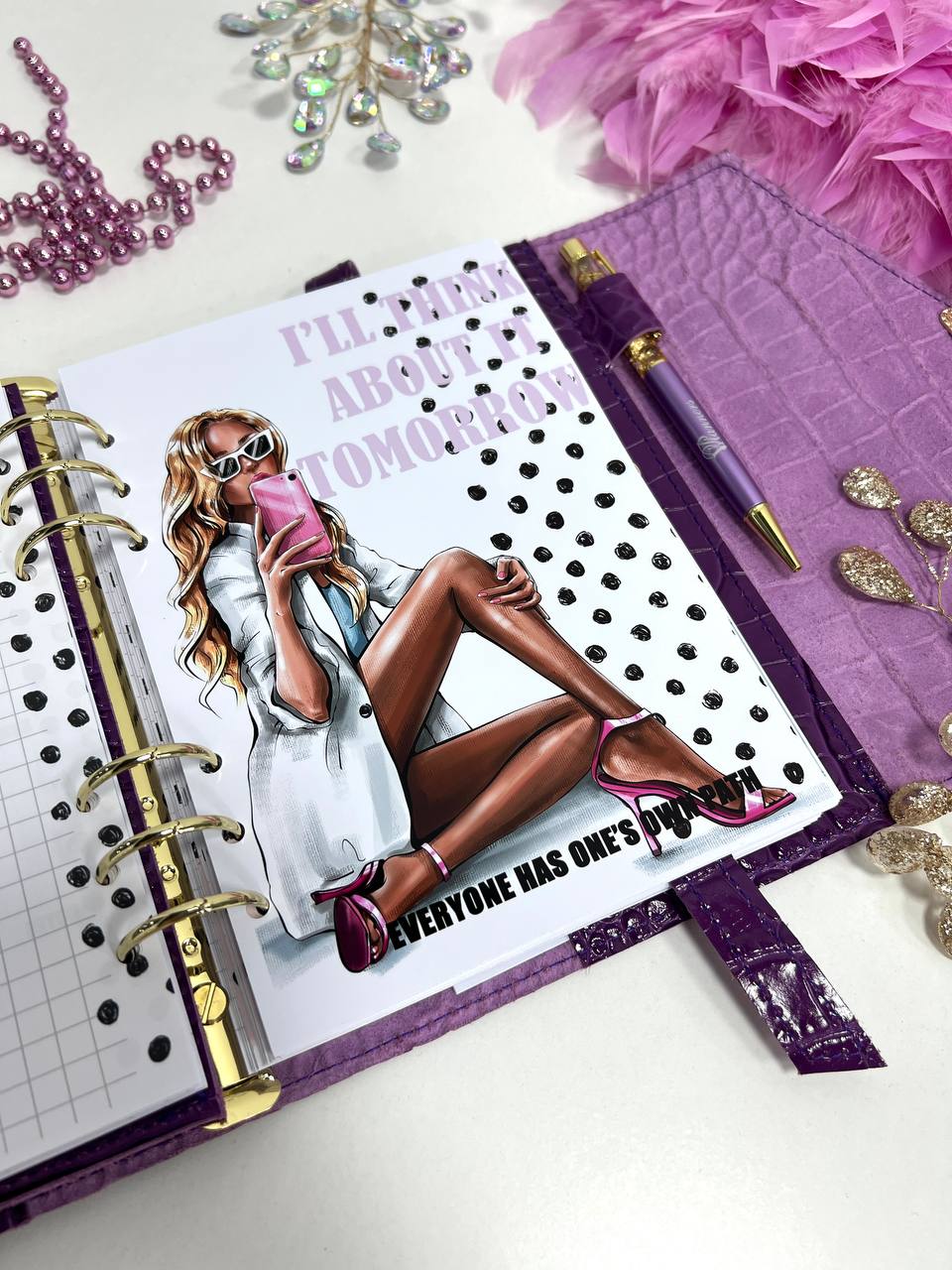 Perfect leather planner A5.