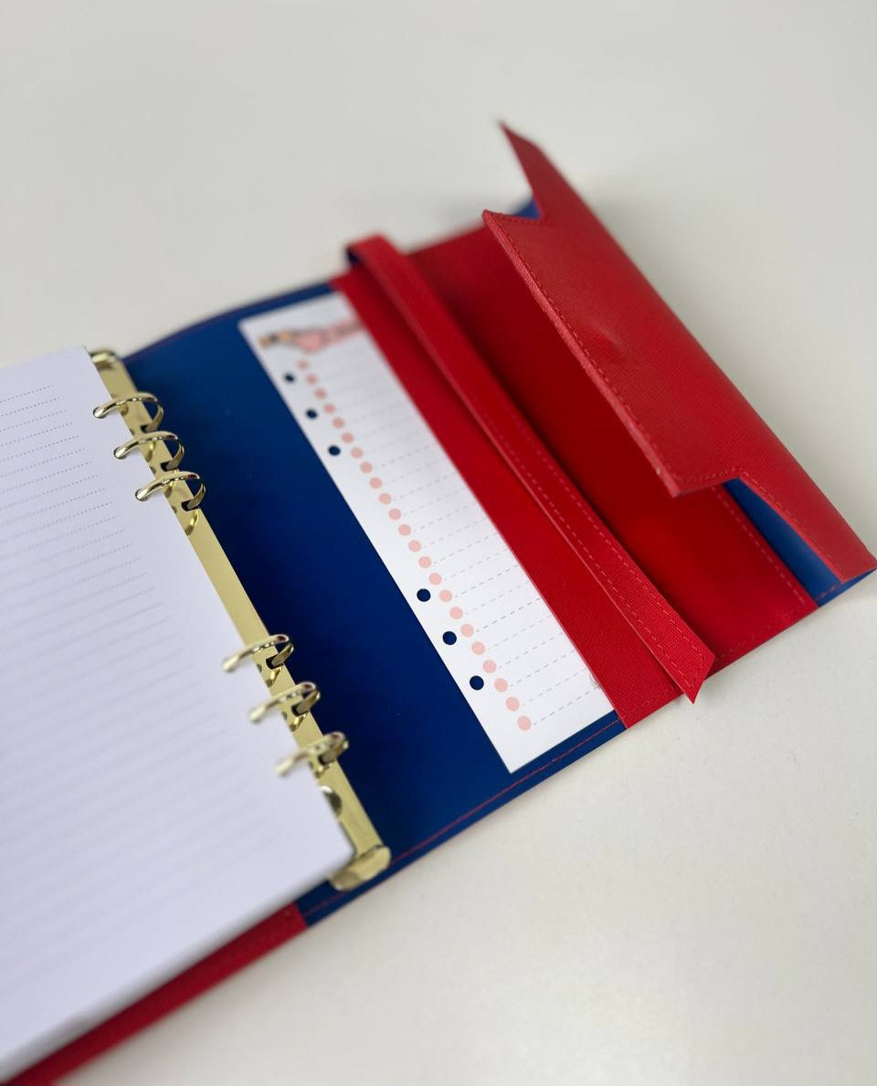 Cyprus, Limassol,  stationery items. Leather notebook cover A5.