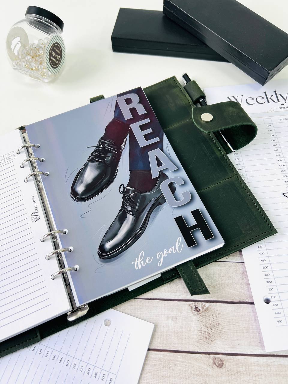 Leather Planner notebook cover A5, Leather Bullet Journal,Leather Sketchbook,Executive Leather Planner,Handmade Leather crazy horse.