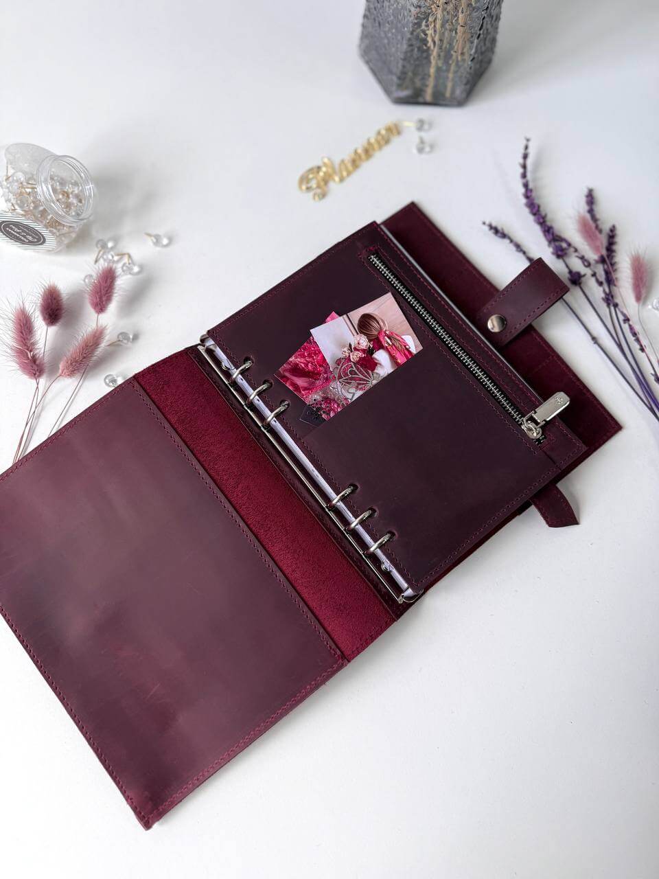 Leather Planner notebook cover A5, Leather Bullet Journal,Leather Sketchbook,Executive Leather Planner,Handmade Leather crazy horse.