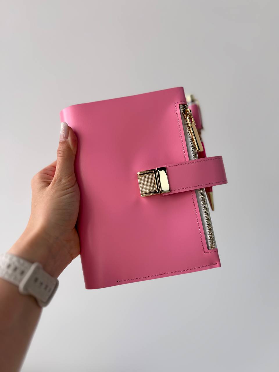 A6 NEW SIZE leather double planner cover binder 6 rings binder, dated planner, leather planner, gift for her, medium size planner. Dated 2026.