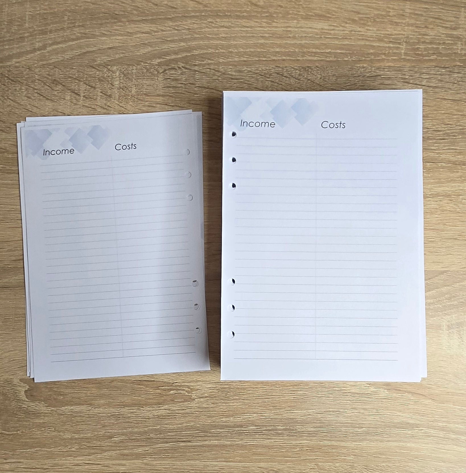 Dated day with time. Printed planner pages, size A5, dated 2025/2026/2027/2028 , dated notebook, many languages.