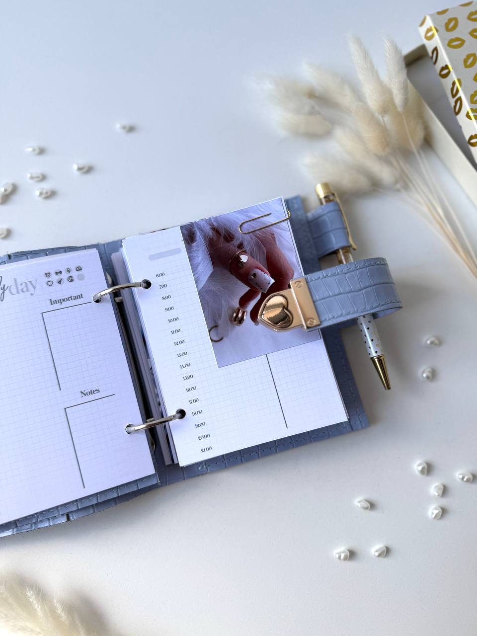 Leather mini planner A7, mini planner,personal size, study stationery, passport size notebook, leather wallet binder planner daily.