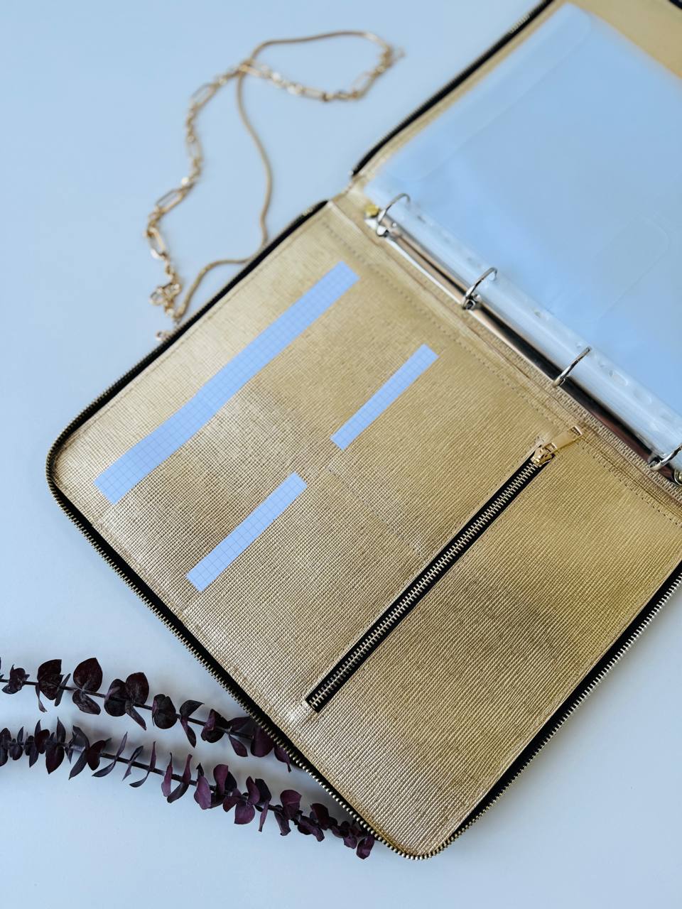 A4 Luxe Leather Organizer Padfolio