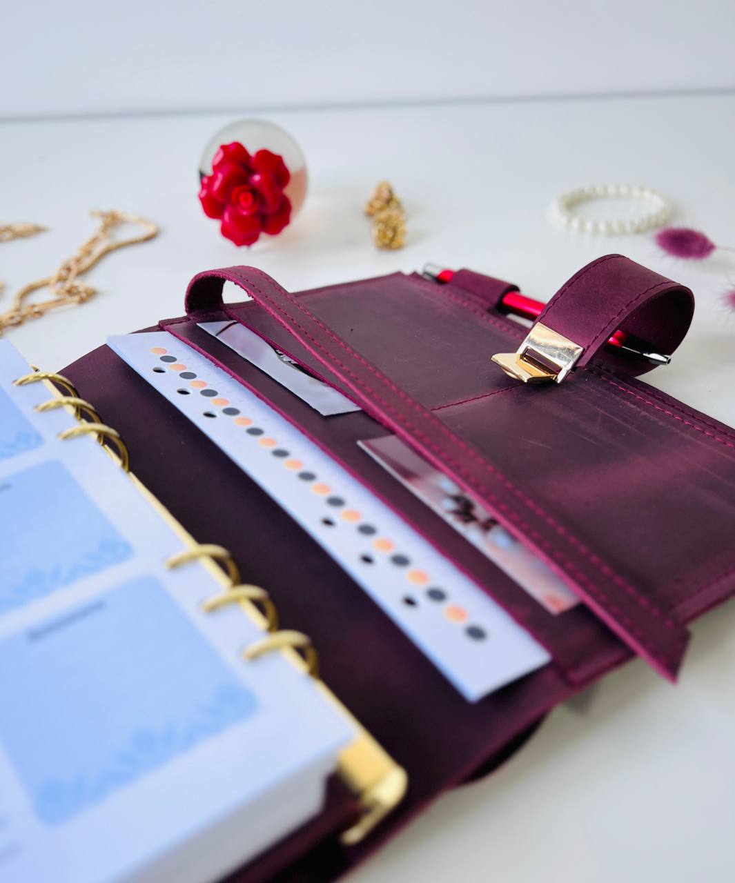 Leather Planner notebook cover A5, Leather Bullet Journal,Leather Sketchbook,Executive Leather Planner,Handmade Leather crazy horse.