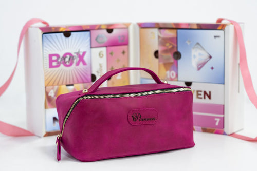 Bridesmaid gifts, Leather makeup bag, Mothers day gift, Personalized gift, Bridesmaid, Gift for her, pink cosmetic bag.