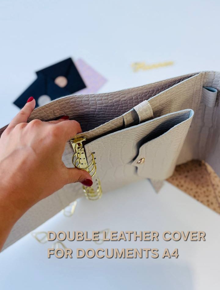Handcrafted A5 Genuine Leather notebook Cover