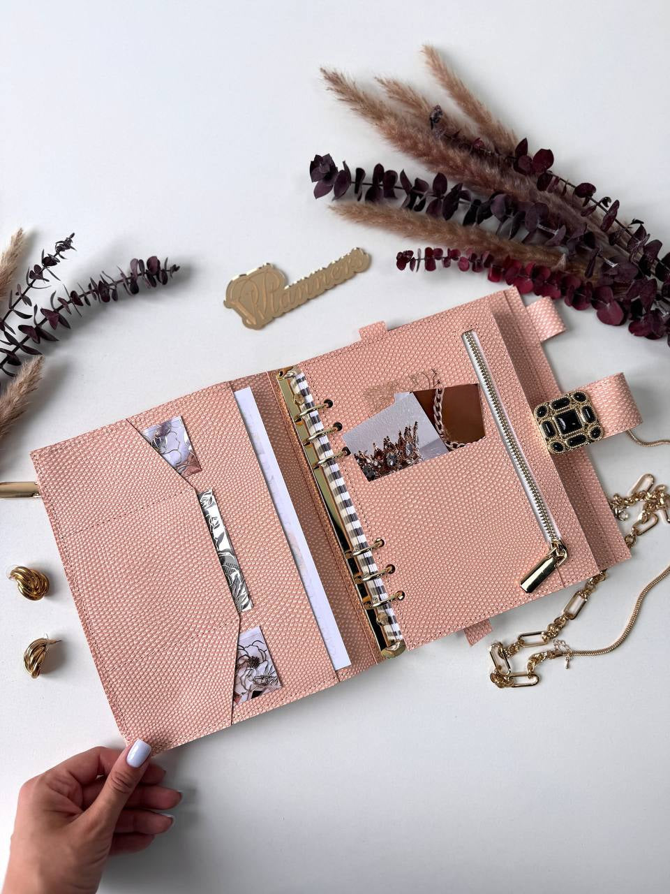 Natural Italian Leather Planner A5, Ringbuch a5, Leather template, A5 ring binder,Binder a5,Leather wallet template,Binder wallet.