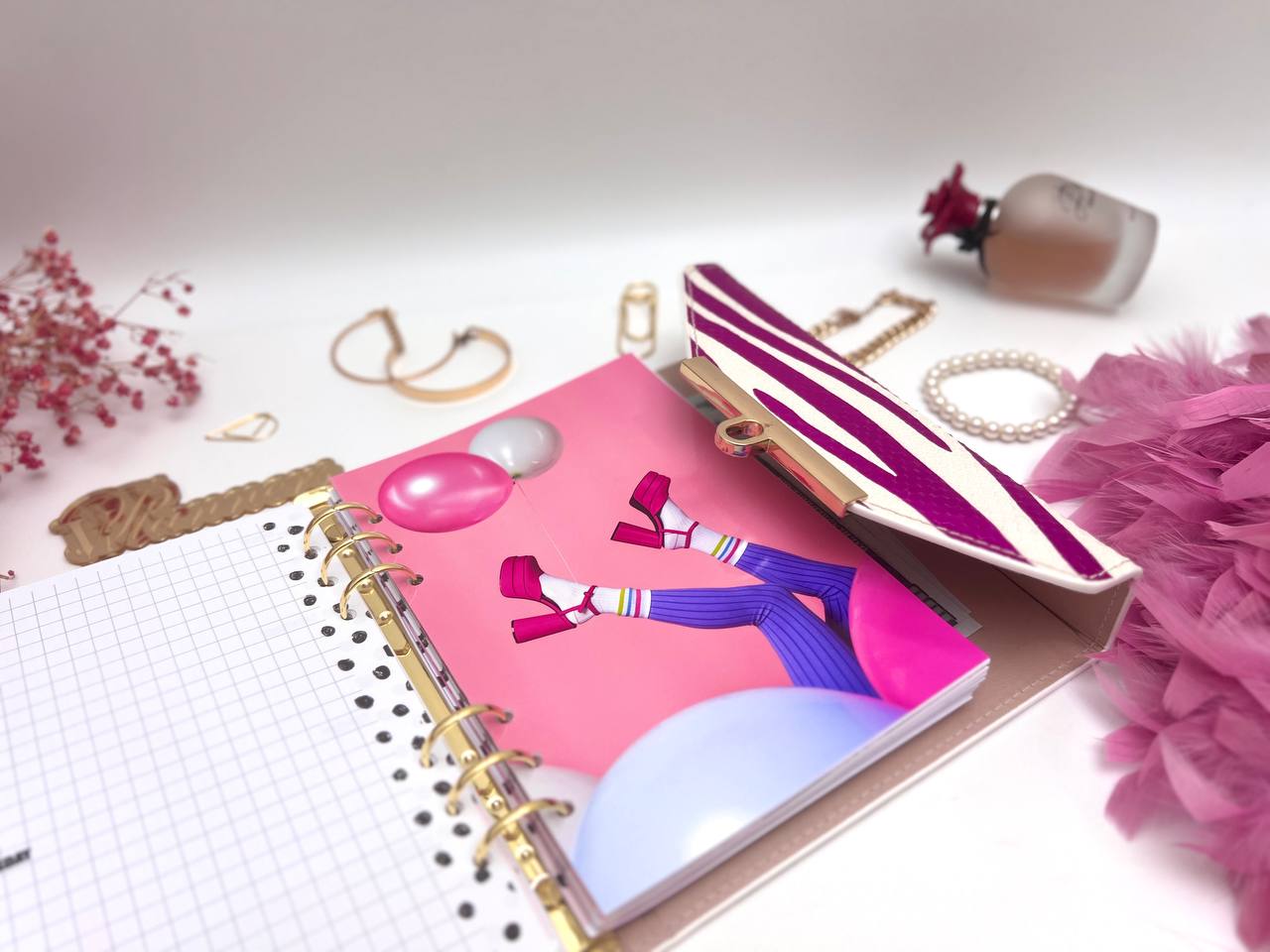 Hard leather cover A5 big binder.