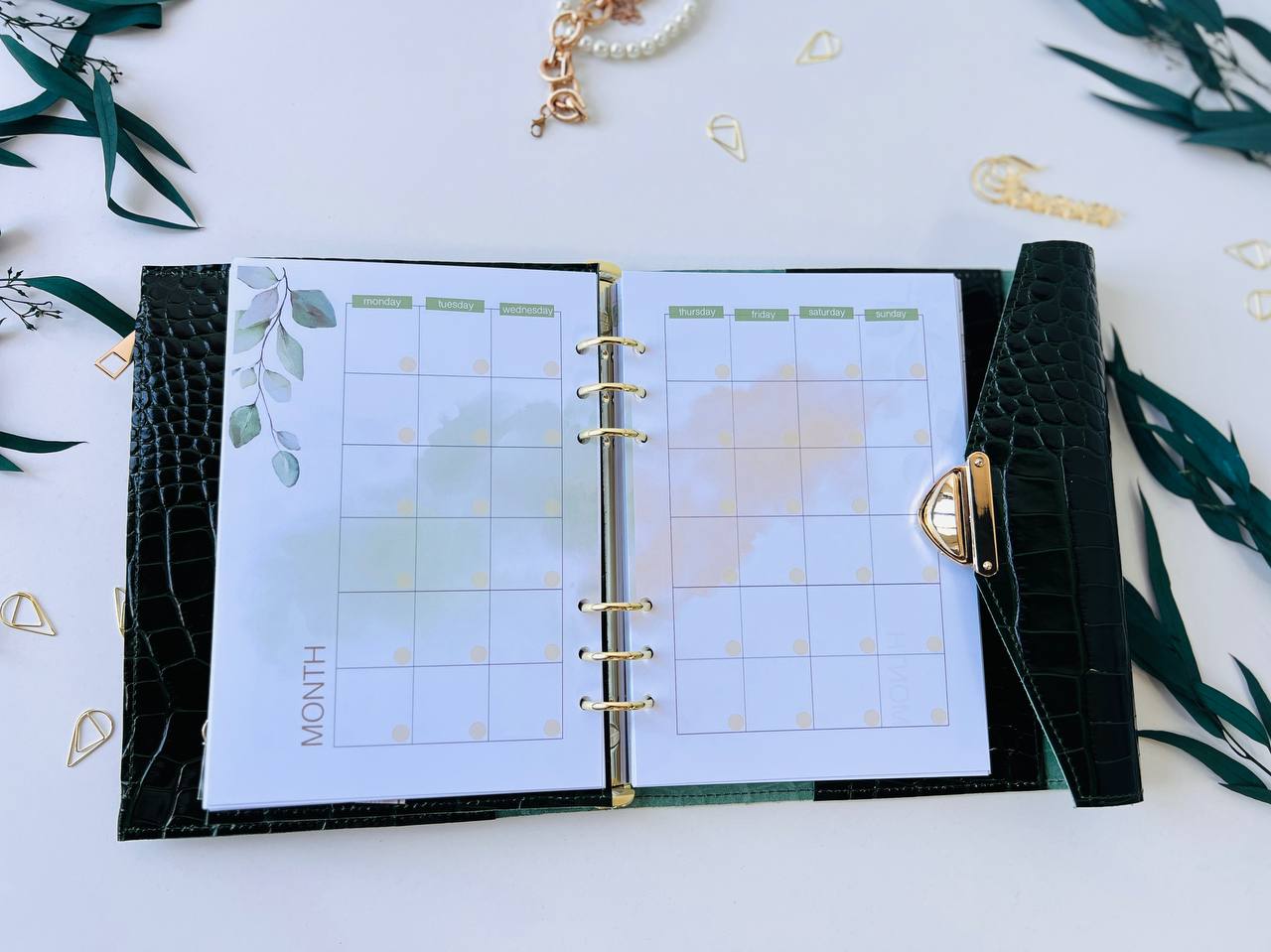 Perfect leather planner A5.